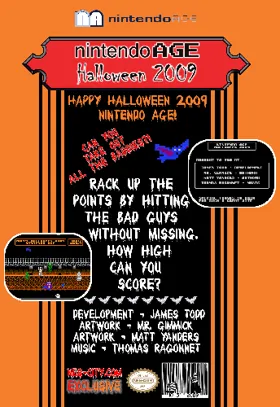 NintendoAge Halloween 2009 (USA) (Aftermarket) (Homebrew) box cover back